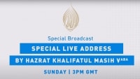 concluding session Jalsa salana 2020 featuring the concluding address of Khalifatul Masih (aba)